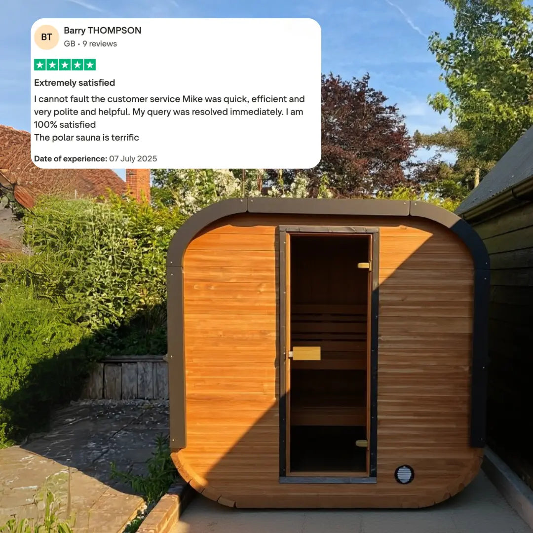 Polar Recovery Sauna Cube 3-5 Person Outdoor Sauna