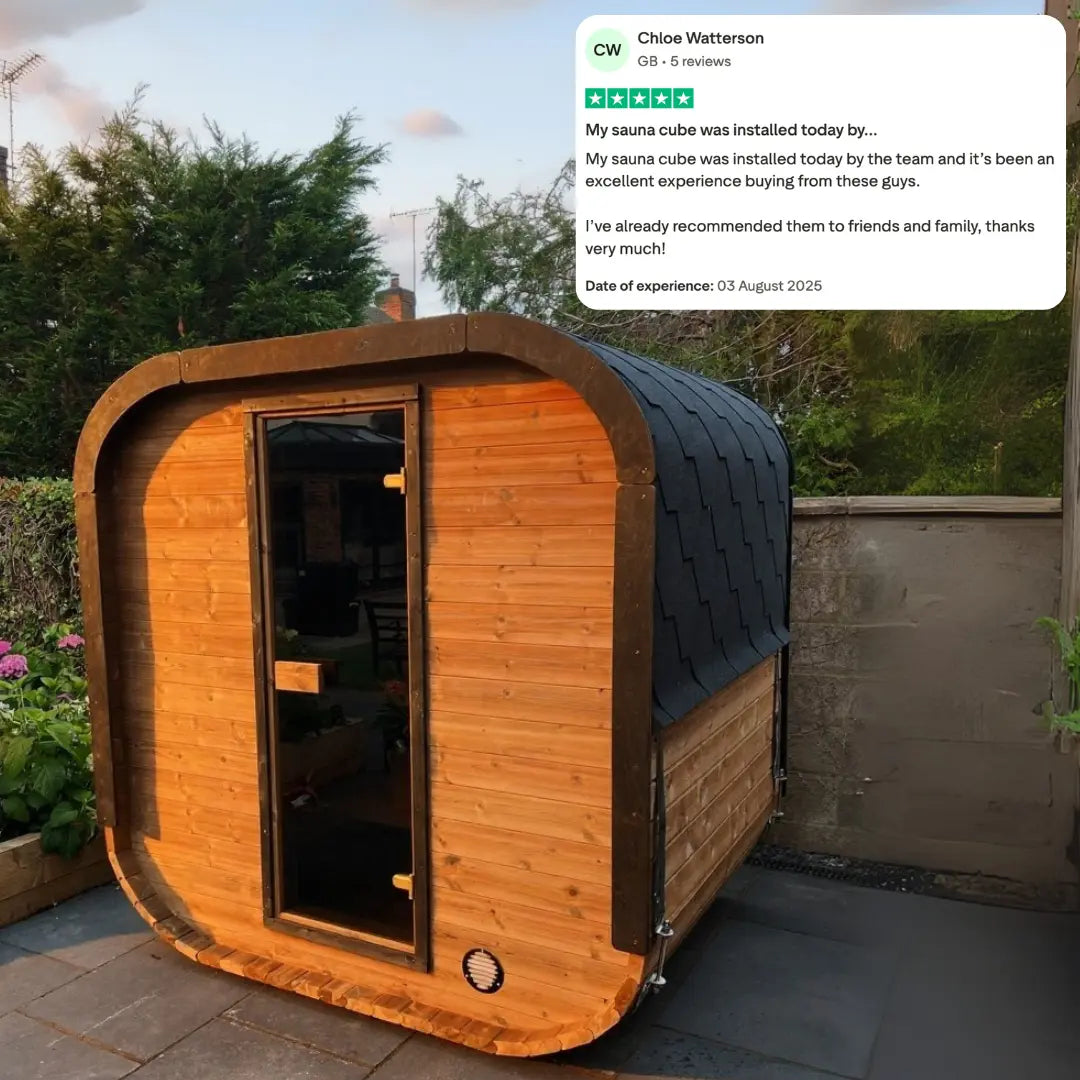Polar Recovery Sauna Cube 3-5 Person Outdoor Sauna
