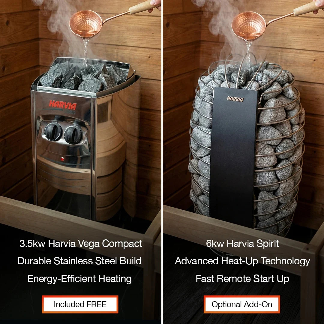 Polar Recovery Sauna Cube Mini - 2 Person Outdoor Sauna