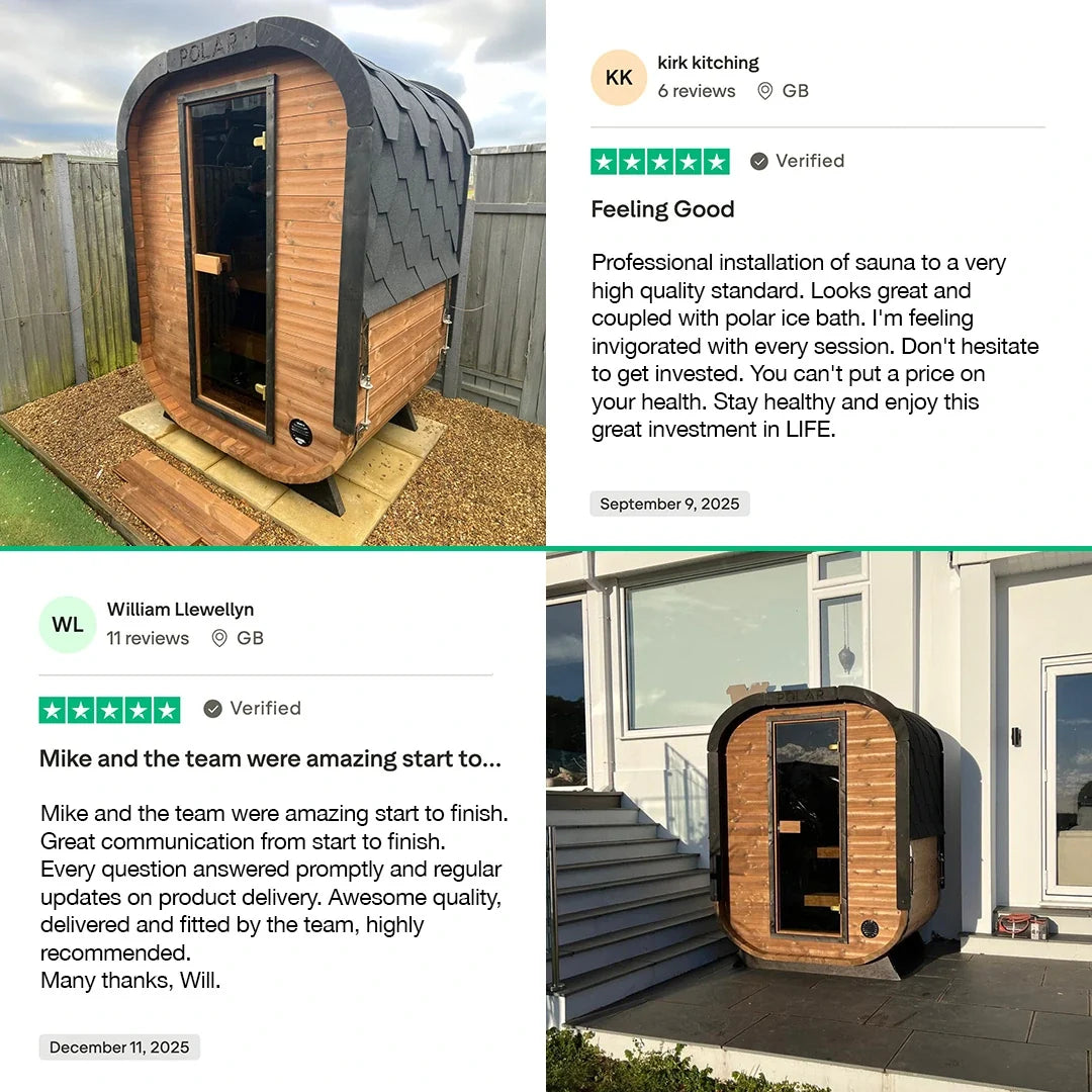 Polar Recovery Sauna Cube Mini - 2 Person Outdoor Sauna