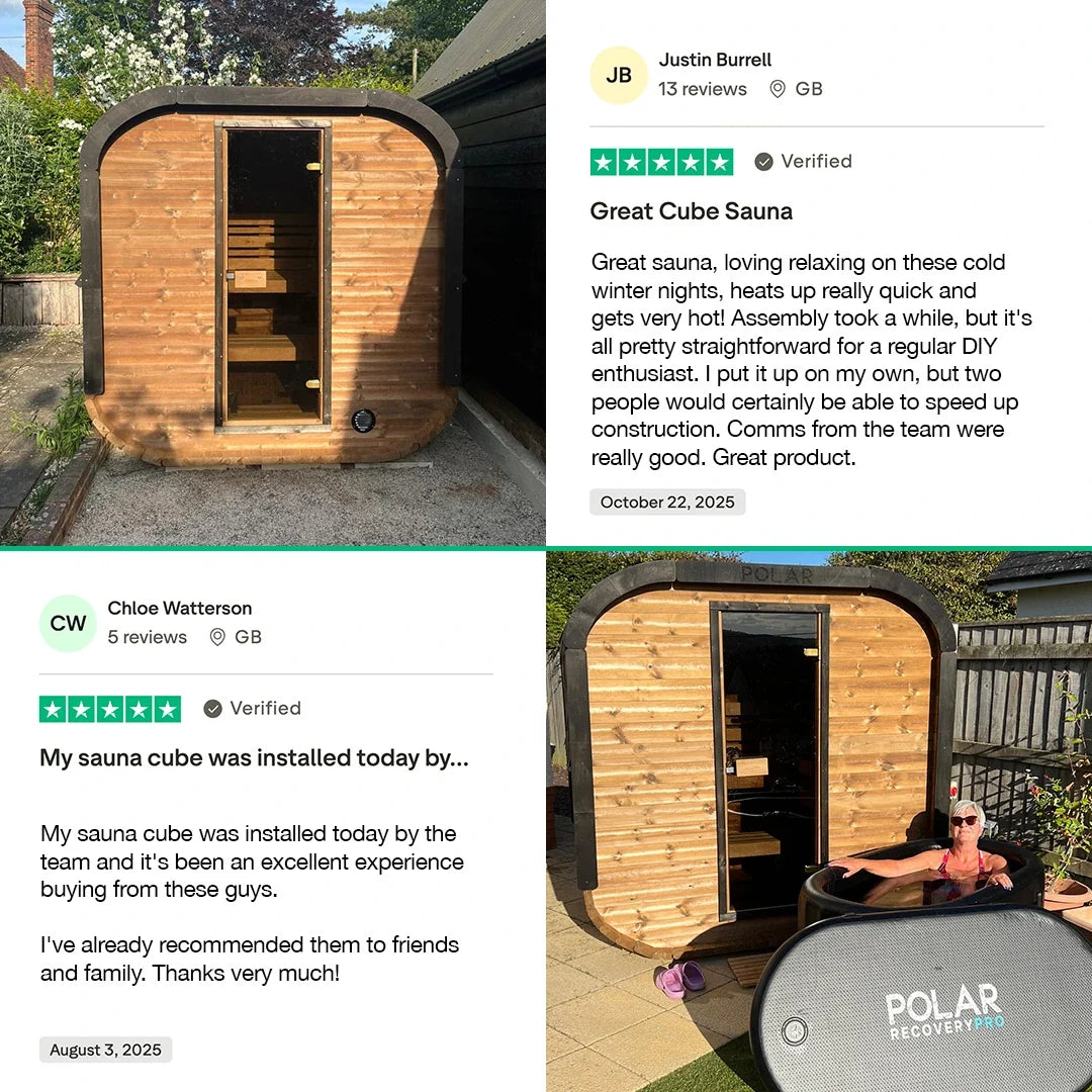 Polar Recovery Sauna Cube 3-5 Person Outdoor Sauna