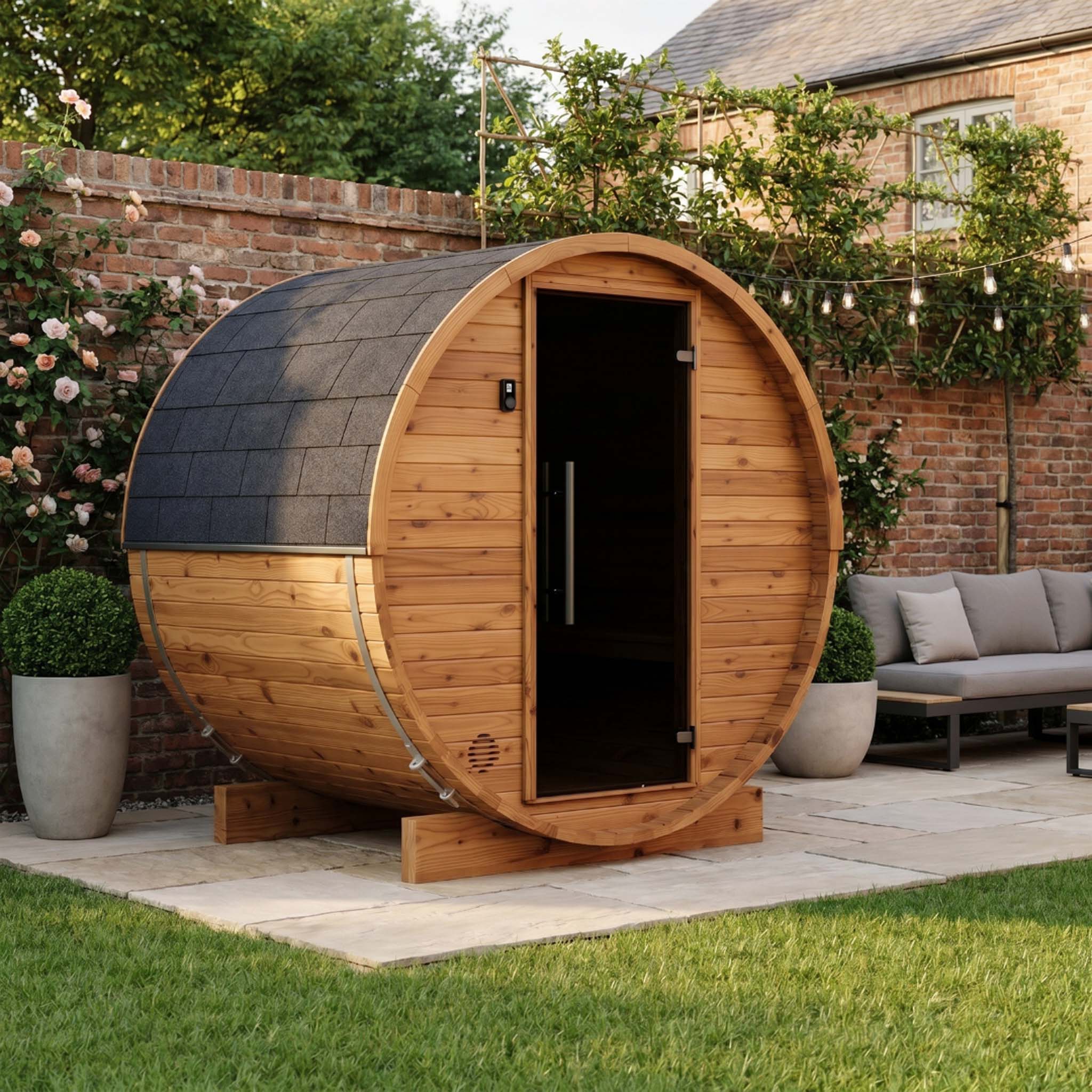 Micro Wood Barrel Sauna (2 Person)