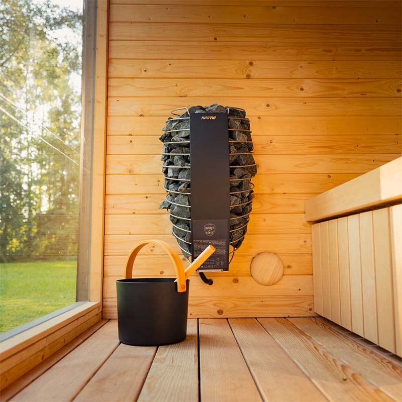 Tauras Classic 7-Person Sauna with Hot Tub