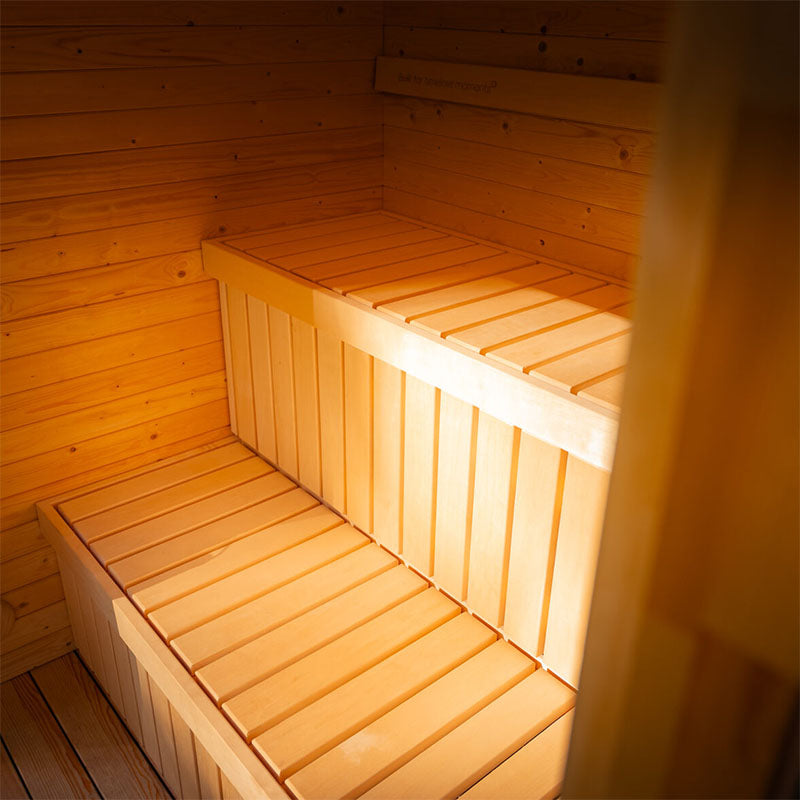 Tauras Classic 7-Person Sauna with Hot Tub