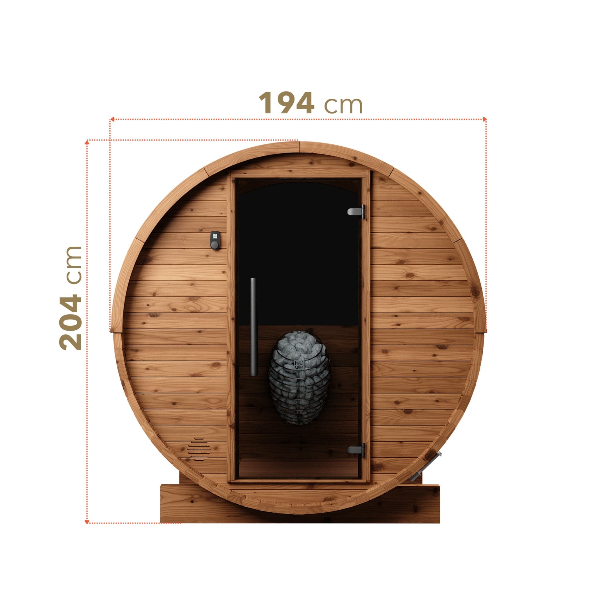 Micro Wood Barrel Sauna (2 Person)